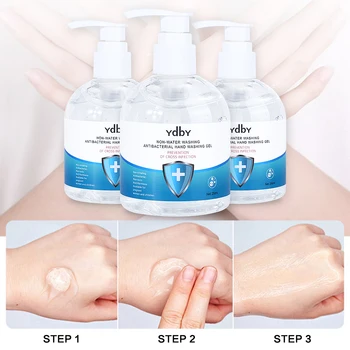 

YDBY 250ml Alcohol Antibacterial Hand Sanitizer Gel Effective Disinfection Non-washing Portable Disposable Hand Cleaner