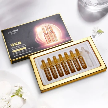 

7pcs/bag Ampoule Face Serum Sodium Hyaluronate Hydrating Moisturizing Face Essence Aati-aging Firming Face Skin Care Serum TSLM1
