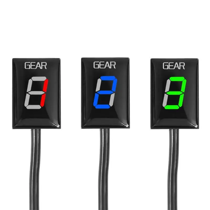 

VODOOL Motorcycle 1-6 Level ECU Plug Mount Speed Gear Display Indicator for Ducati