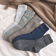 5 пар носков унисекс повседневные осенние зимние теплые толстые шерстяные вязаные носки плотные мягкие дышащие носки удобные носки#30