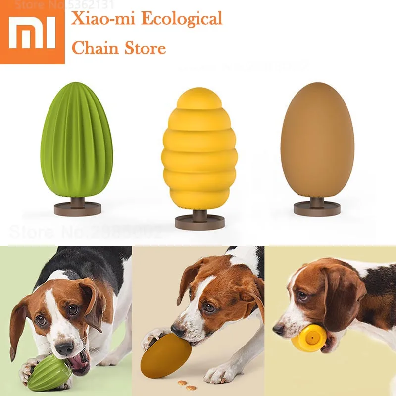 Xiaomi PETKIT звуковые игрушки для собак, тренировочная молярная щетка для чистки зубов, уход за зубами, жевательный безопасный резиновый шар, забавные интерактивные игрушки для собак