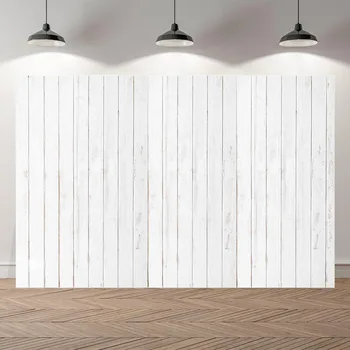 

NeoBack 3x5ft Vinyl Off white base Mix weathered Wood floor photo backdrops for photo studio portrait photo backgrounds