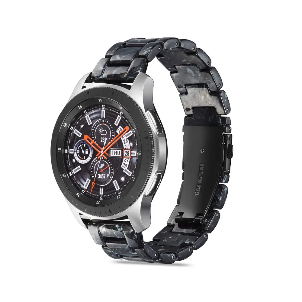 22 мм Универсальный Цветной полимерный ремешок для samsung Galaxy Watch 46 мм gear S3 Band Amazfit/huawei Watch GT 2/Pebble Time ремешок