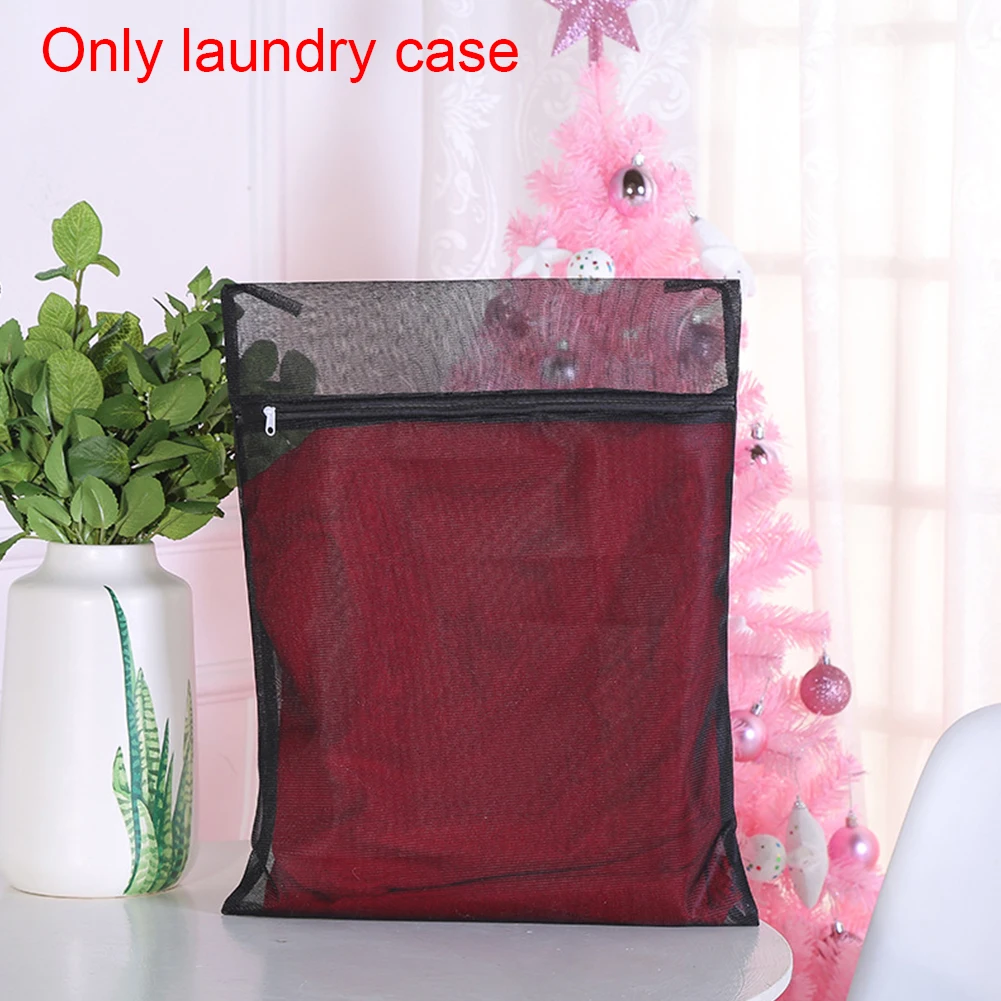 

Travel Laundry Bag Clothes Protective Mesh Net Durable Bathroom Zipper Closure For Washing Machine Socks Portable Home Reusable