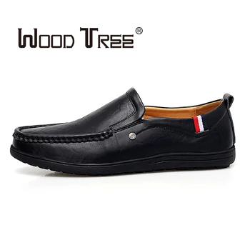 

WOODTREE 2019 fashion spring and autumn hot-selling men's leather casual shoes comfortable