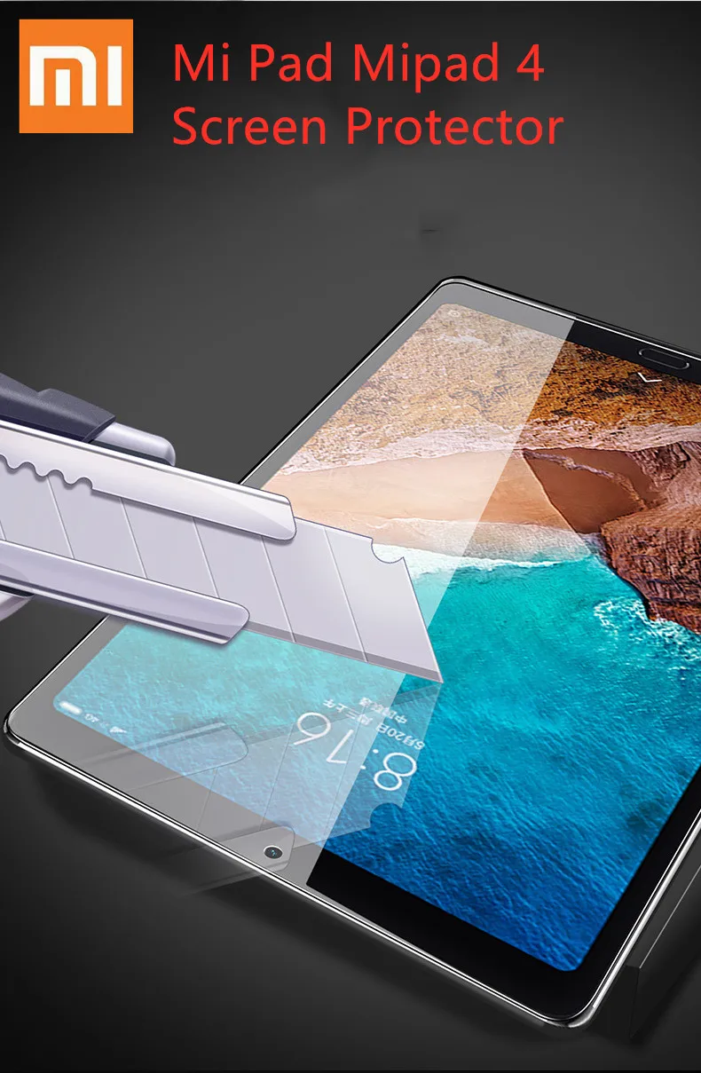

9H Tempered Glass For Xiaomi Mi Pad Mipad 4 Mipad4 Plus 8.0 inch 10.1 2018 Tablet Screen Protector Protective Film Glass Guard
