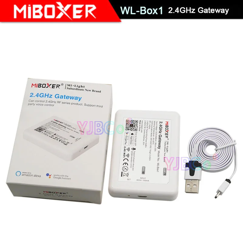 MiBOXER 2,4G 4-Zone RGB/RGBW Светодиодная лента Диммер Яркость смарт-панель WiFi iBox умный светильник контроллер WL-Box1 - Цвет: WL-Box1