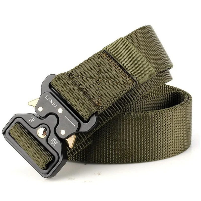 Army Tactical Belt Training Belt Men Outdoor Training Waistband Multifunction Hunting Ceintures Waist Strap
