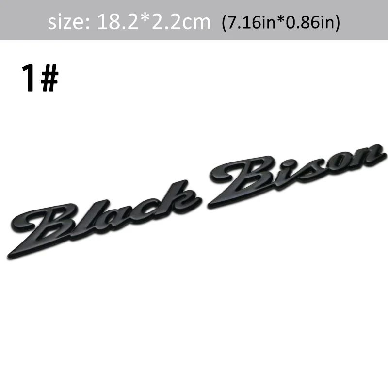 DSYCAR 1 шт. 3D металлический WALD Black Bison автомобильный боковой крыло задний багажник эмблема значок наклейки для Mercedes-Benz E S Аксессуары - Название цвета: 1
