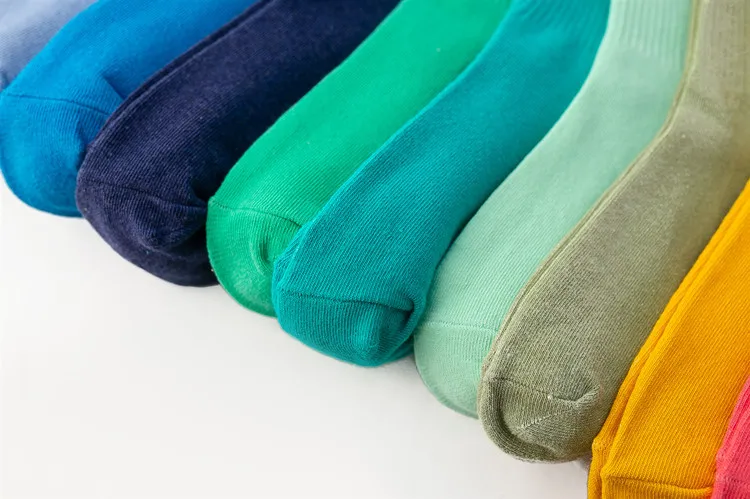 Frauen Socken 100 Baumwolle Mode Trend Einfarbig frauen Socken Reine Baumwolle Frau Socken Glücklich Mädchen Socken Kurze Crew ankle Socken – Detail 5