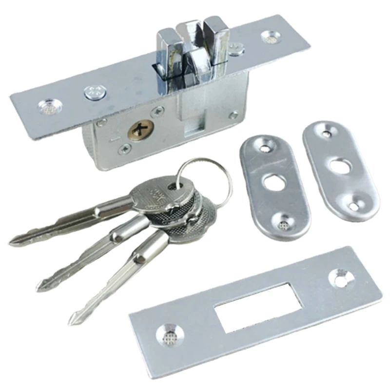 

Invisible/Door Lock, Sliding Door Hook Lock, Alloy Lock Body, Frame Glass Door, Sturdy, Durable, Door Hardware