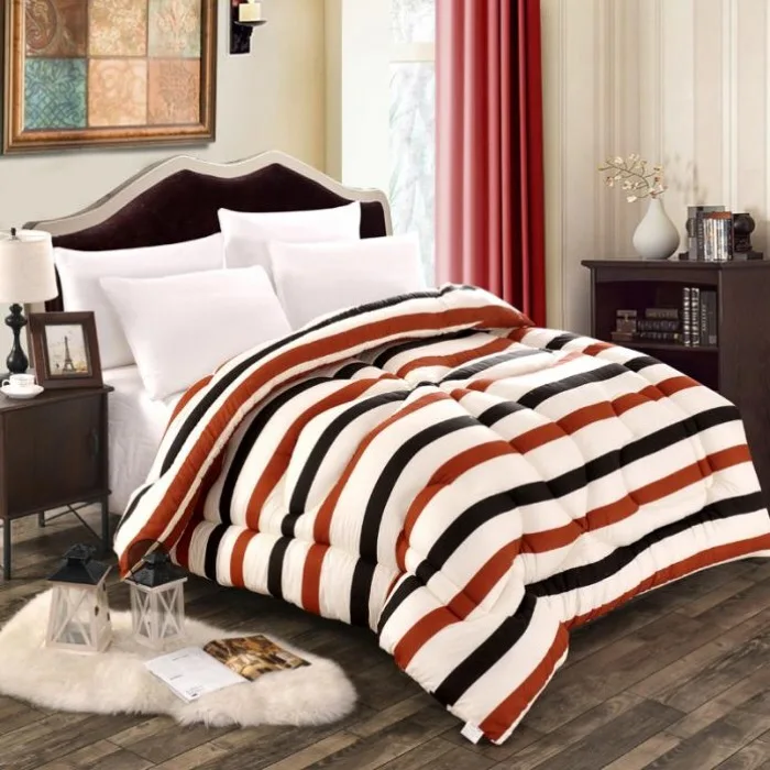  Luxury Winter Comforter Colorful Style Thick Warm Quilted Bedroom New Adults Duvet Multiple Styles  - 4000329776996