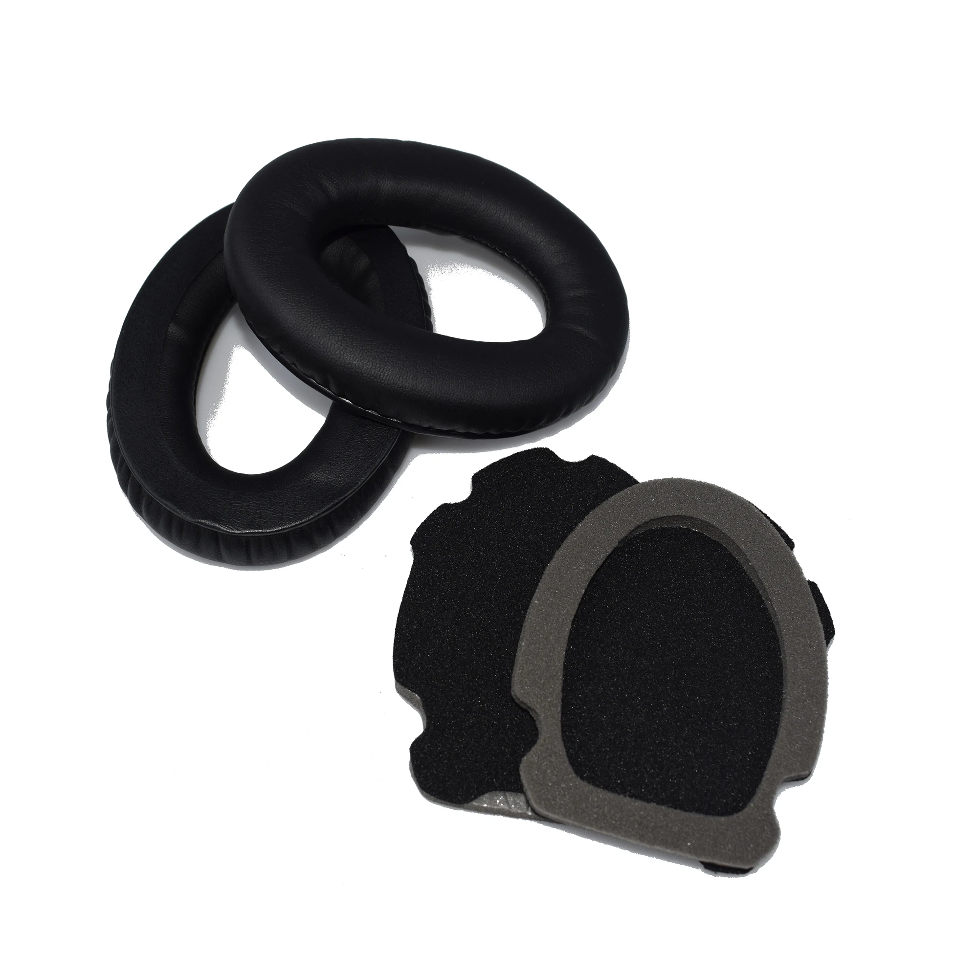Xrhyy Nero Auricolare Cuscino Ear Pad Schiuma Di Ricambio Per Bose Aviation Headset X A10 A20 Cuffia