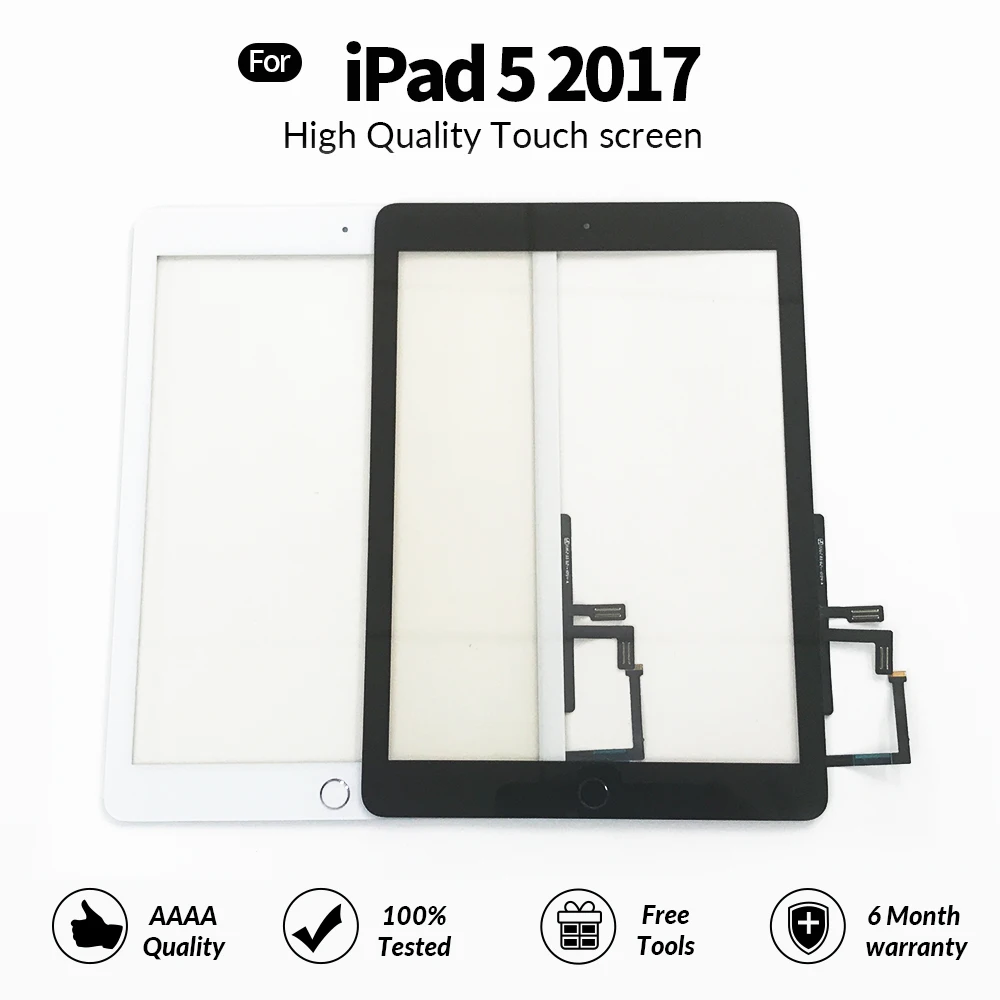 service bunker Fortov Touch Screen For Ipad 5 2017 5th A1822 A1823 Generation Glass Digitizer  Panel Lcd Outer Display Replacement Front Glass - Tablet Lcds & Panels -  AliExpress