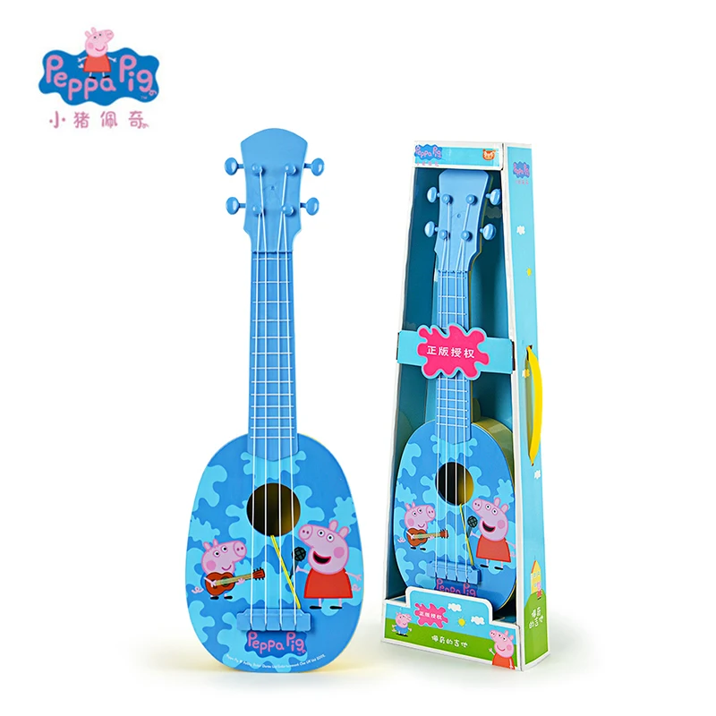 

44cm/17.3" Peppa George Pig New Children Musical Instruments Toy Ukulele Guitar Education Christmas New Year Gifts For Kids Girl