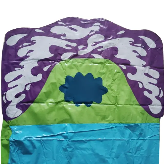 Splash Sprint Water Slide with Foot Racing Lanes and Splash Pool Toy Backyard 3