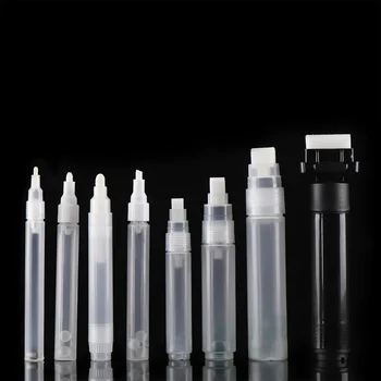 

Plastic Empty Pen Rod 3mm 5mm 6.5mm 8mm 10mm Refillable Ink Barrels Tube Graffiti Liquid Chalk Markers Paint Pen Accessories