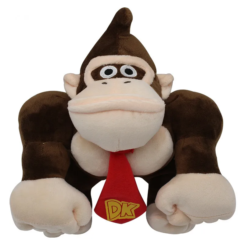 30cm Super Mario Gorilla Plush Toy Doll Doll Mario Gorilla Soft Stuffed Animal Plush Pillow Child Toy Christmas Birthday Gifts