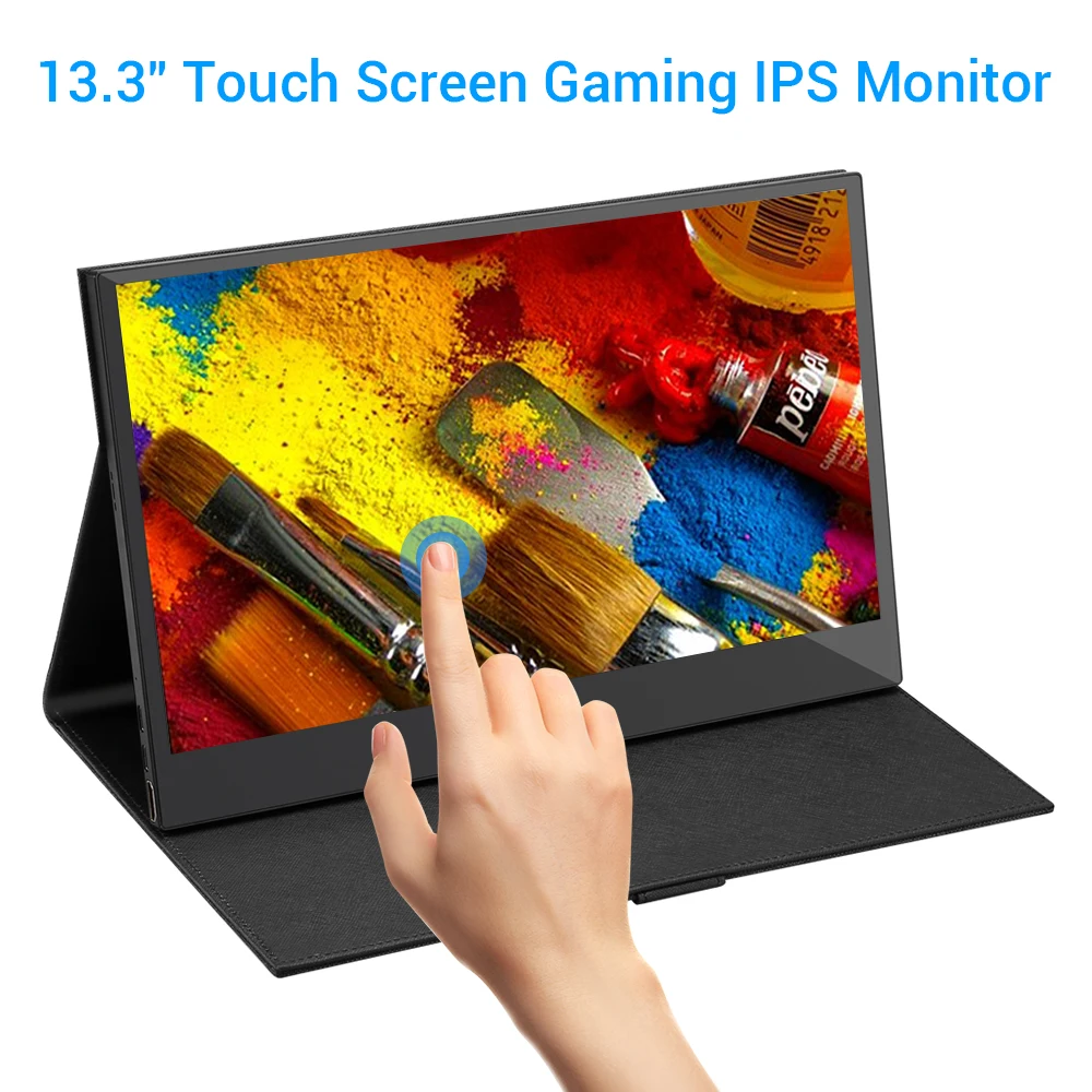 

Eyoyo 13.3" Touchscreen Monitor 1920x1080 IPS Portable HDMI Monitor Second Monitor Mini PC Screen USB-C PS4 Switch Raspberry Pi