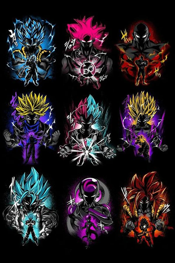 TOUOILP 5d Diamond Painting Dragon Ball Super Saiyan goku Full Square/Round Drill Crystal Mosaic Picture diy Diamond Embroidery