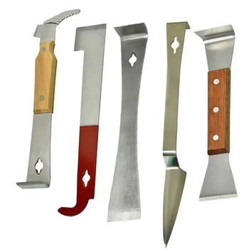 

HOT-Beekeeping Equipment 5 Pcs Of Honey From The Scraper Hive Tool Set Practical Beekeeper Tool Kit