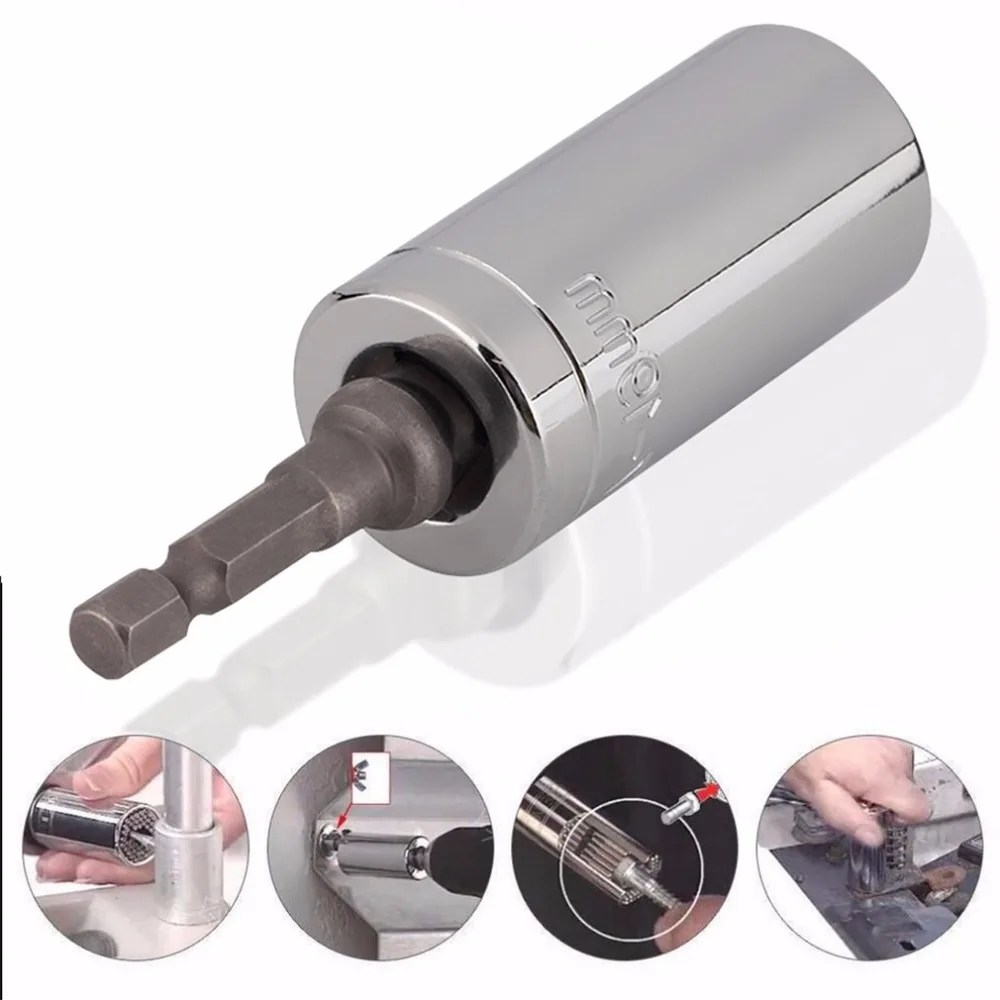 

1 PCS Universal Socket Multi-Function Handy Tool Set Repair Kit Screwdriver Wrench Adapter Multitool Grip hand tooL Dropshipping