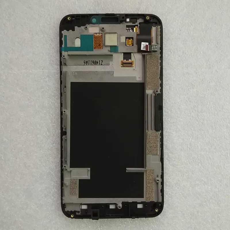 ЖК дисплей с рамкой 5 дюйма для ZTE Grand S II S2 S291 S251 S221 сенсорный экран цифровым