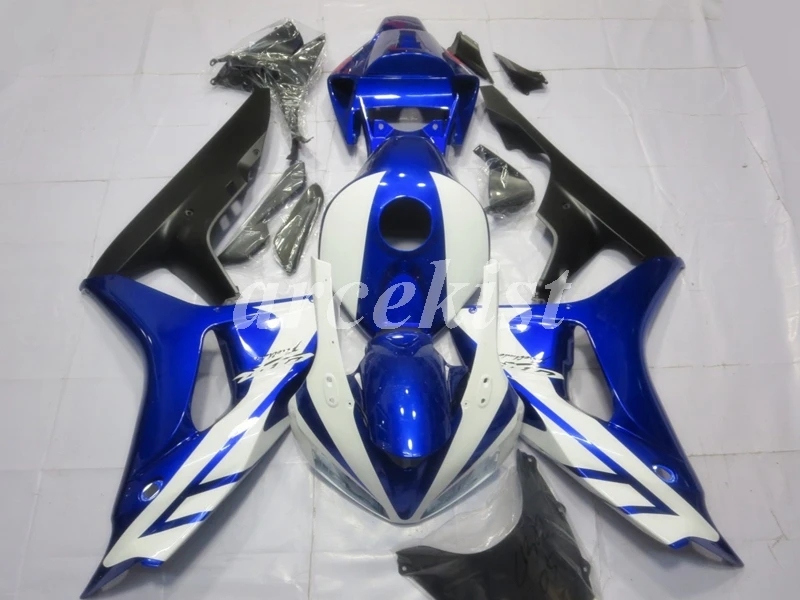 Топ литья под давлением ABS Обтекатели комплект подходит для CBR1000RR 2006 2007 06 07 1000 RR CBR1000 Кузов Набор красный черный серый - Цвет: white blue black