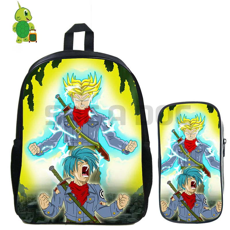 21 Dragon Ball Z рюкзак Super Mario 2 шт./компл. школьные сумки Косметический Карандаш Чехол Супер Saiyan Son Goku Kakarotto Детские Для женщин Для мужчин, рюкзак для путешествий - Цвет: 21