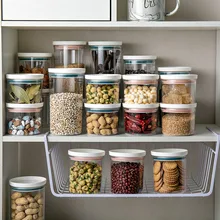 Boîtes de rangement scellées, boîtes de stockage de céréales, boîtes de rangement d'aliments de cuisine, organisateurs à domicile, collations, bonbons, organisateurs