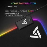 מחשב נייד VicTsing PC247 RGB משטח העכבר משחקים גדולים שטיחי עכבר XXL Waterproof שולחן כתיבה חדרים- slip גומי Base Mat עבור מחשב נייד משטח העכבר גיימר (5)