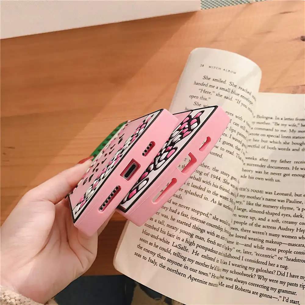 Voor Iphone11pro 3d Roze Kalm Chill Pillen Hoge Kwaliteit Anti Drop Silicone Soft Cover Voor Iphone Max Xs Xr 6 7 8plus X Telefoon Case Passende Hoesjes Aliexpress