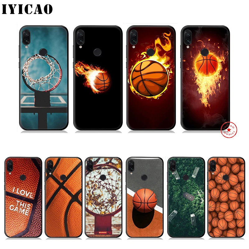 Мягкий чехол IYICAO для баскетбола Xiaomi Redmi Note 8 7 6 5 Pro 5A 4X |