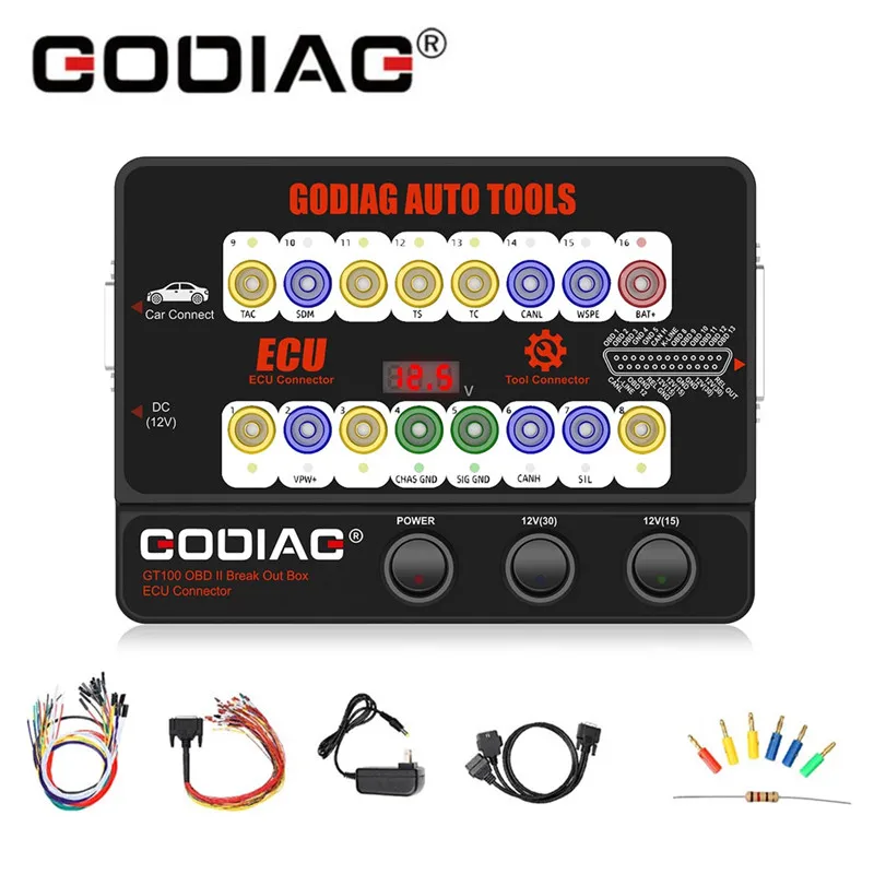 Разъем OBD II GODIAG GT100 преобразователь OBD1 в стандартный интерфейс OBD2 для Xhose VVDI2/AUTEL