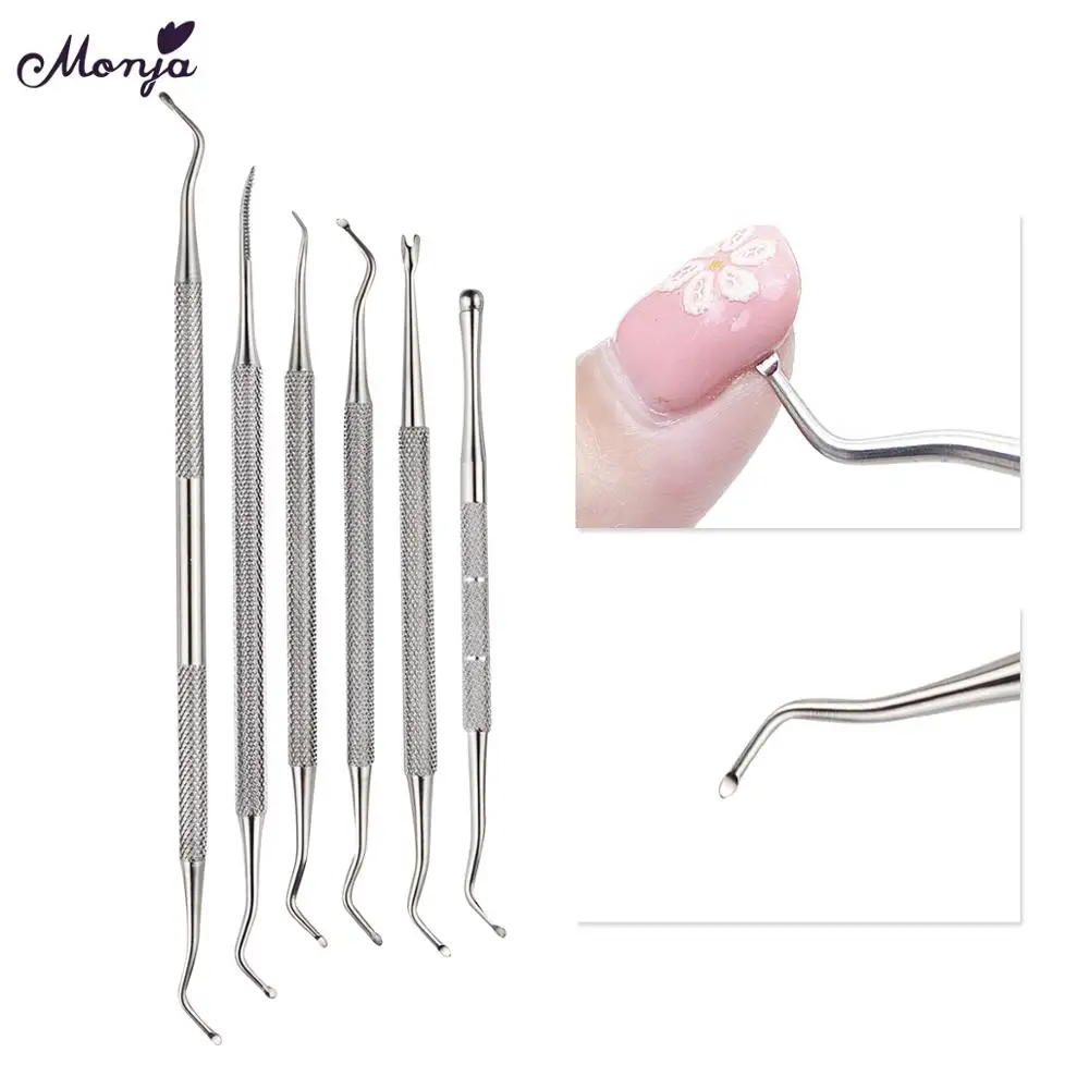 Monja Dual End Nail Toenails Lifter Stainless Steel Bunion Corrector Foot Cleaning Care Ingrown Hook Home DIY Pedicure Tool Monja Dual End Nail Toenails Lifter Stainless Steel Bunion Corrector Foot Cleaning Care Ingrown Hook Home DIY Pedicure Tool