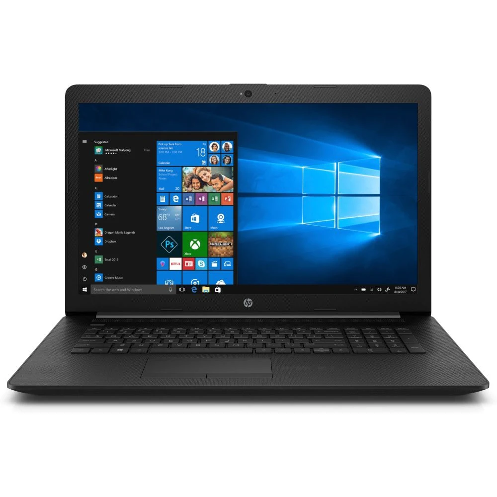 Ноутбук HP 17-by0181ur Pen 4417U/4Gb/500Gb/DVDRW/610/17.3"/HD+/W10/black