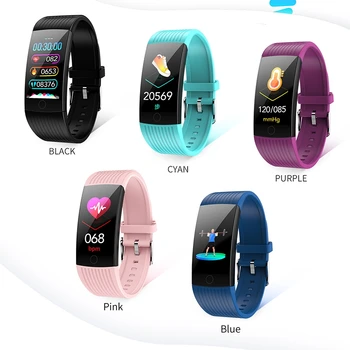 

Q18 Smart Bracelet 1.14 Inch Full Color Sn Ip68 Waterproof Heart Rate Blood Pressure Detection Incoming Call Reminder Inform