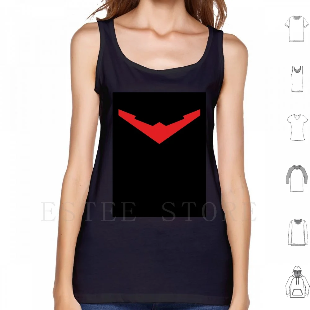 Nightwing New 52 Canotte Gilet Cotton Comics Nightwing Rebirth Logo Red Hood Batgirl Dick Grayson Richard Arkham Knight Hunt