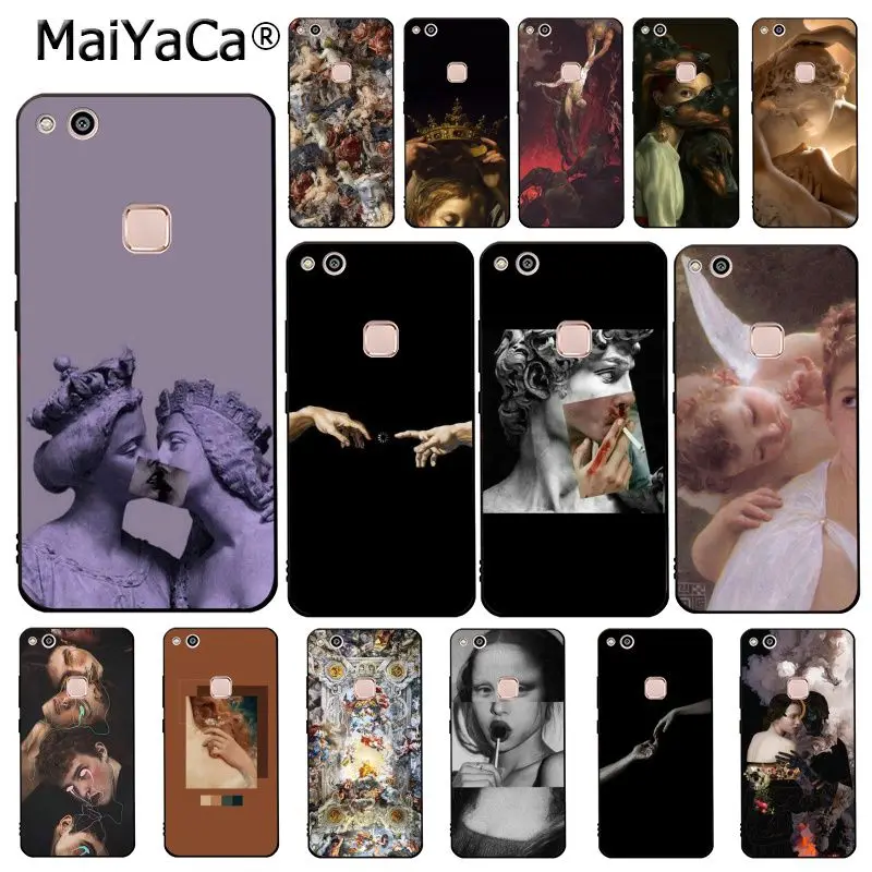 MaiYaCa винтажный пластырь статуя Давида эстетическое искусство чехол для телефона