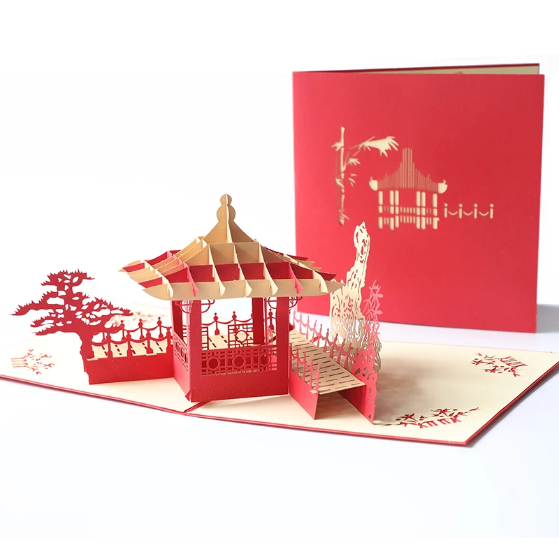 3D свадебные приглашения всплывающие поздравительные открытки на день рождения подарочные открытки на заказ лазерная резка сердце пустой Рождество любовь письма сообщения
