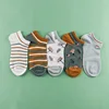 Calcetines de algodón con dibujos de zorros y flamencos para mujer, calcetines cortos para mujer, divertidos, para primavera y verano, 5 pares ► Foto 3/6