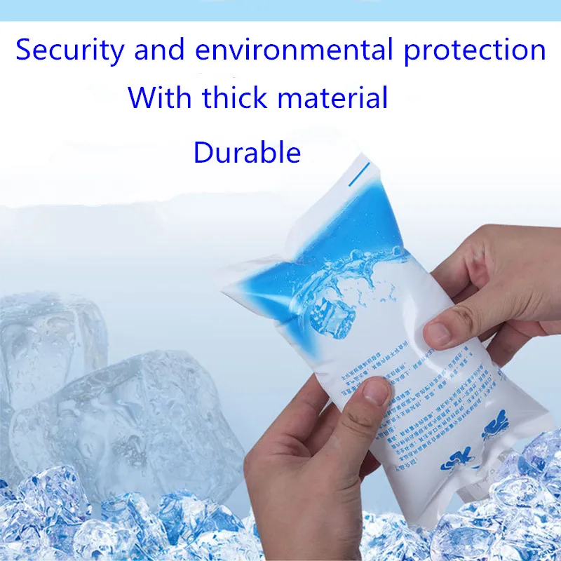 5pcs/lot Reusable 600ml Ice Bag Water Injection Ease Pain Icing Cooler Bag Drinks Refrigerate Food Keep Fresh Gel Dry Ice Pack