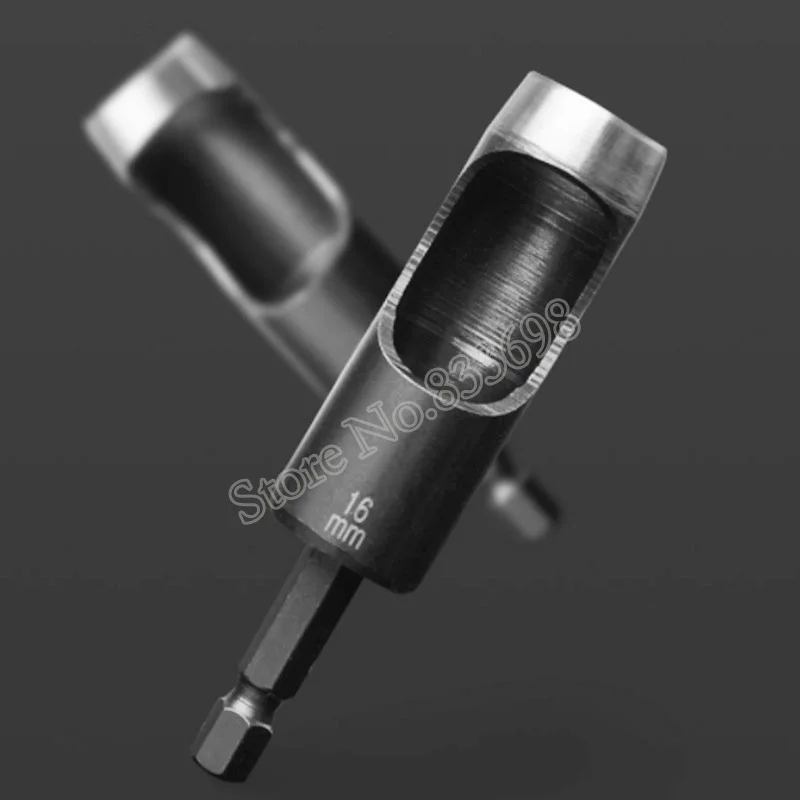 Electric Punching Leather Hole Punch 1/4 Inch Hex Shank Belt Hole