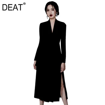 

DEAT 2020 New Spring And Summer Fashion Women Clothes High Quality Turn-down Collar Full Sleeves Jacket And Skirt WK62601L