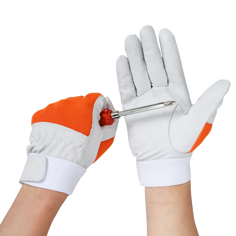 QIANGLEAF 3PCS Best Selling Products Mechanic Work Glove Leather Garden Coat Heavy Industrial Tool Gloves 505