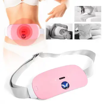 

Pink Electric Heating Vibration Waist Belt Dysmenorrhea Pain Relief Waist Pad