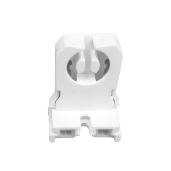 

50pcs Non-shunted Turn Type T8 Lamp Holder Durable G13 Lamp Holder White Lamp Holder Household Lamp Holder for Home Office Bedro