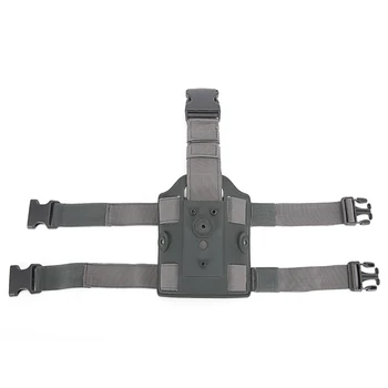 

WST Nylon Military Tactical Leg Holster For Airsoft Outdoor Activities - Grey/Tan/Black/Green
