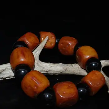 

Exquisite pure natural ox bone dice hand string