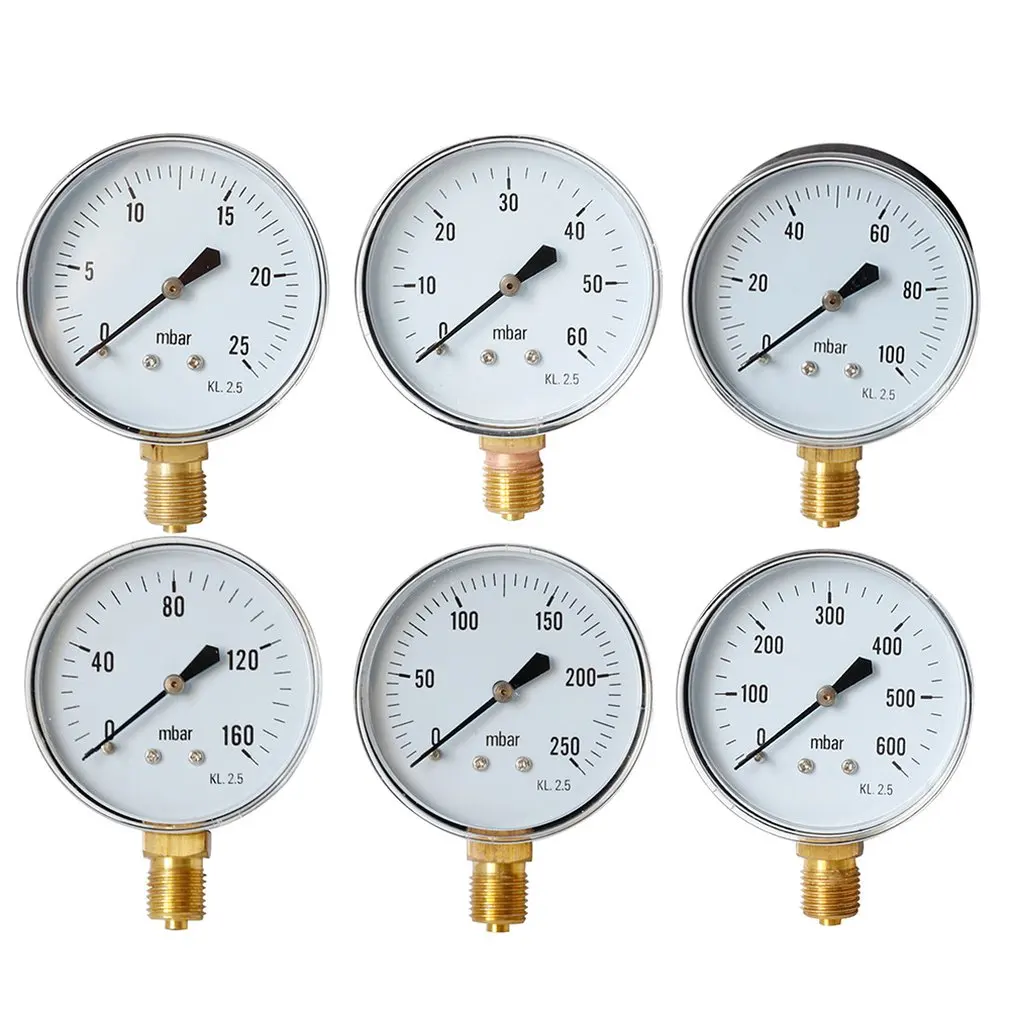 Radial Pressure Gauge High Quality Y60 Pressure Gauge Oil Pressure Gauge Water Pressure Gauge Precision Water Pressure Gauge